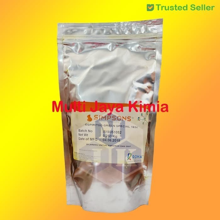 

Pewarna Minyak Ospiritso Green Special 1634 250Gram