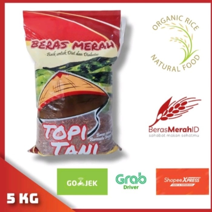

beras merah organik 5kg