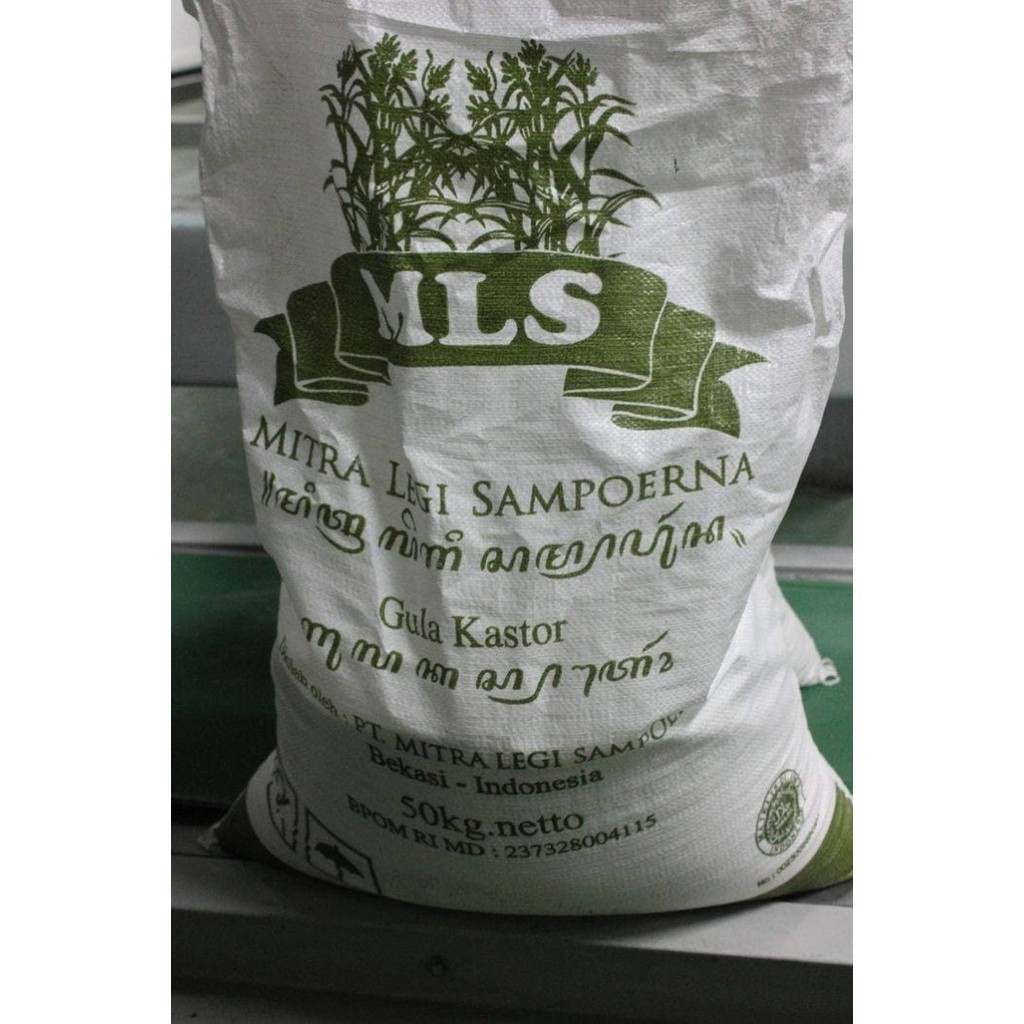 

Caster Sugar Gula Kastor MLS - 50 Kg