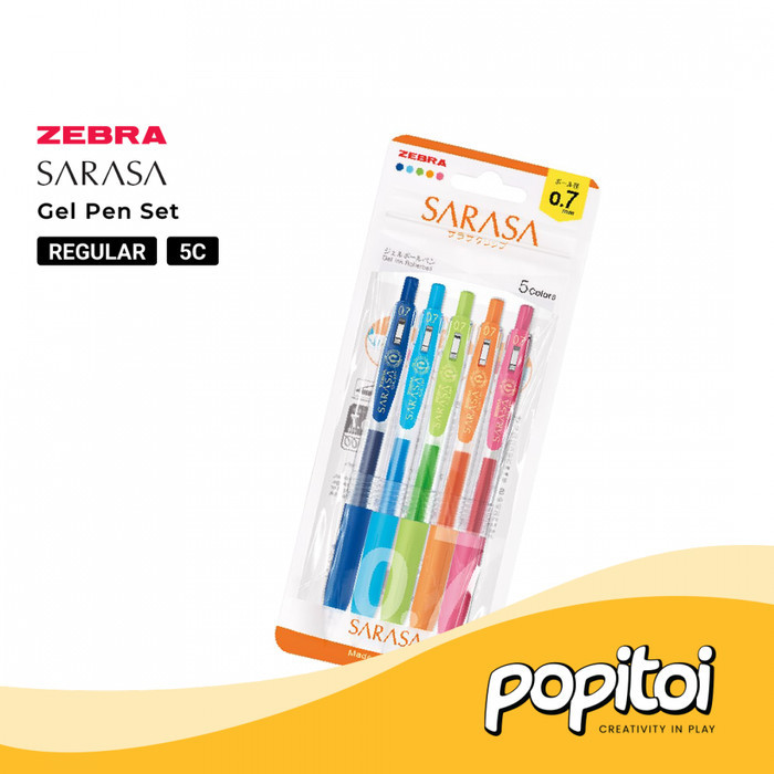 

Zebra Sarasa Gel Pen SET Pulpen Milky Neon Vintage Deco Shine Milk