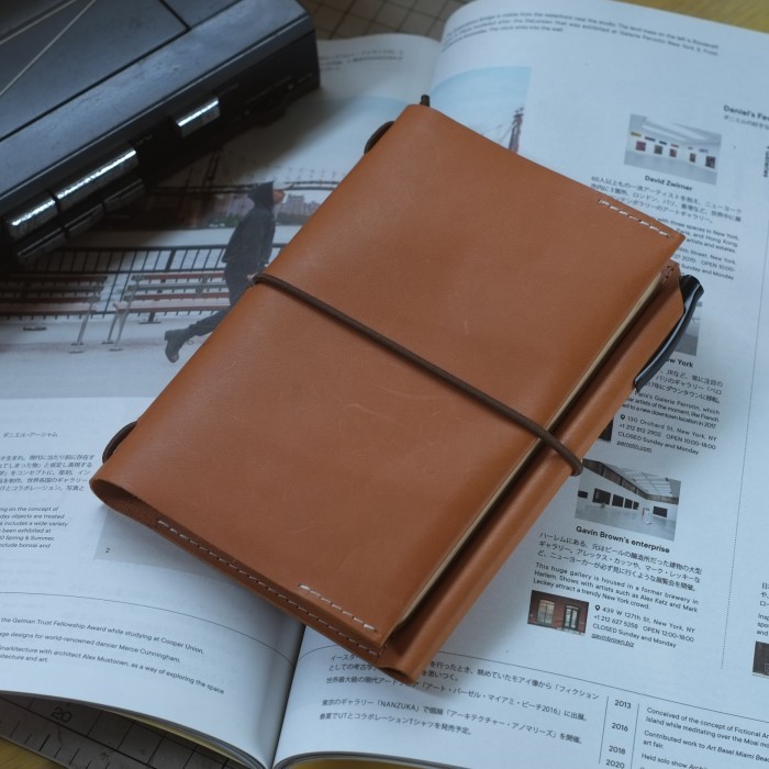 

Field Notes Organizer Holder Pocket Book Note Leather Kulit Asli