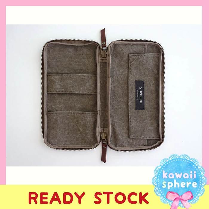 

Yuruliku FLAT tool case / Pen Brown Preorder Japan