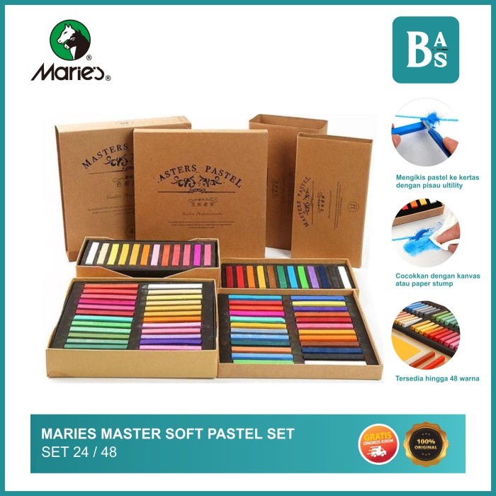 

Maries Masters Soft Pastel set of 24 / 48