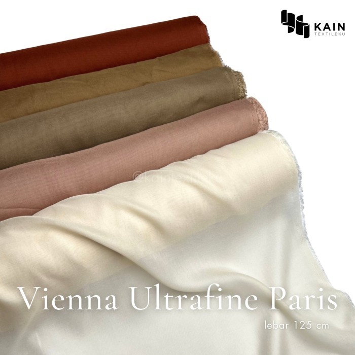 1 Rol Kain Vienna Ultrafine Voal Paris Premium 55 yard