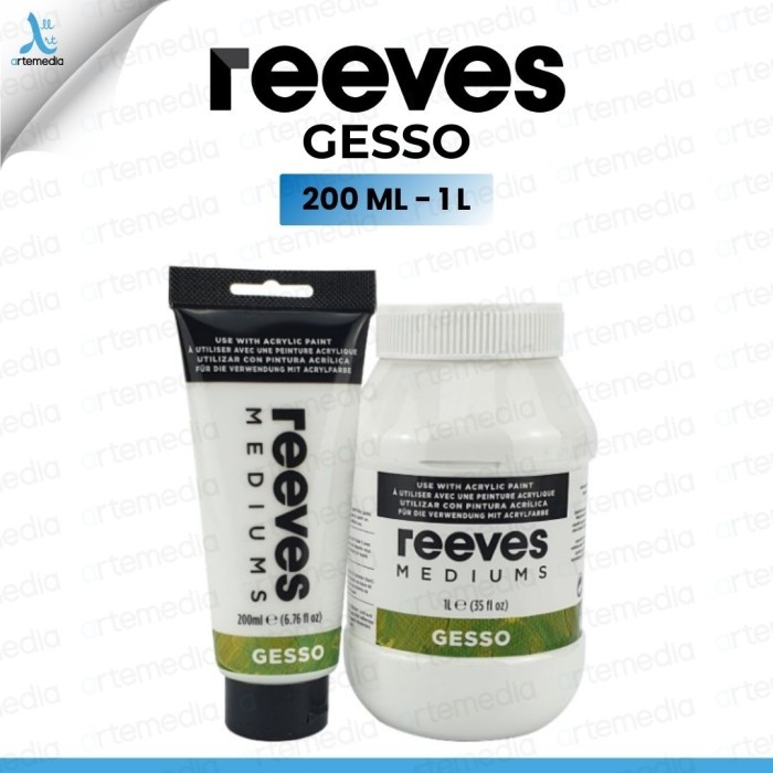 

Medium Cat Akrilik Reeves Gesso Primer Acrylic Medium