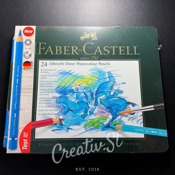 

Faber Castell Albrecht Durer WaterColor Pencils 24 Tin (+Dus +Bubble)