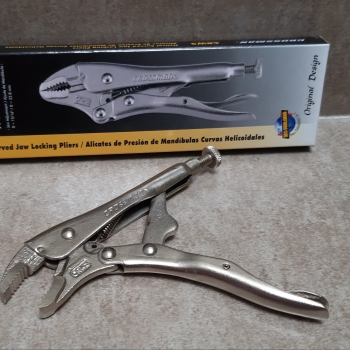 Tang Buaya Helical Curved Jaw Locking Pliers Crossman Usa 5 - 10 Inch Original