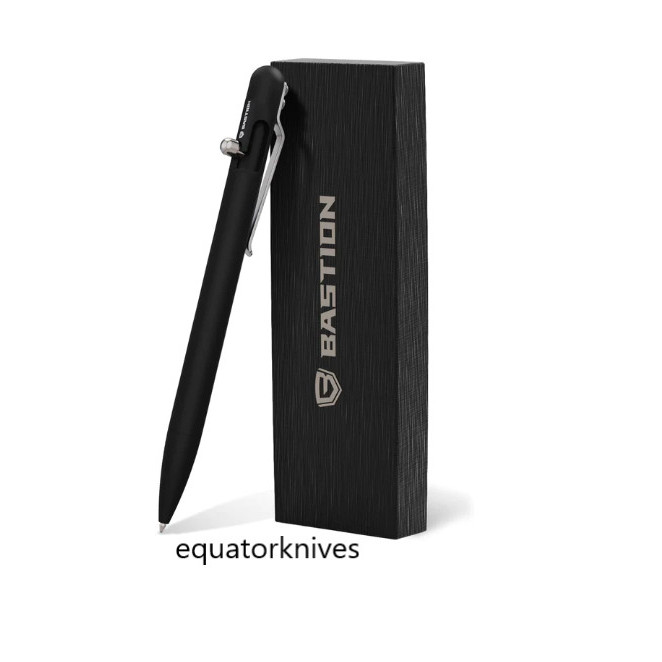 

BSTN256B Bastion Slim Bolt Action Pen Black Aluminum