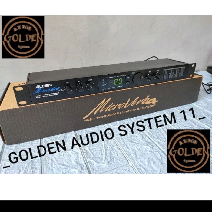 Efek Mic Reverb Microverb 4 Taiwan Kupingan Besi Grade A Vokal Mic