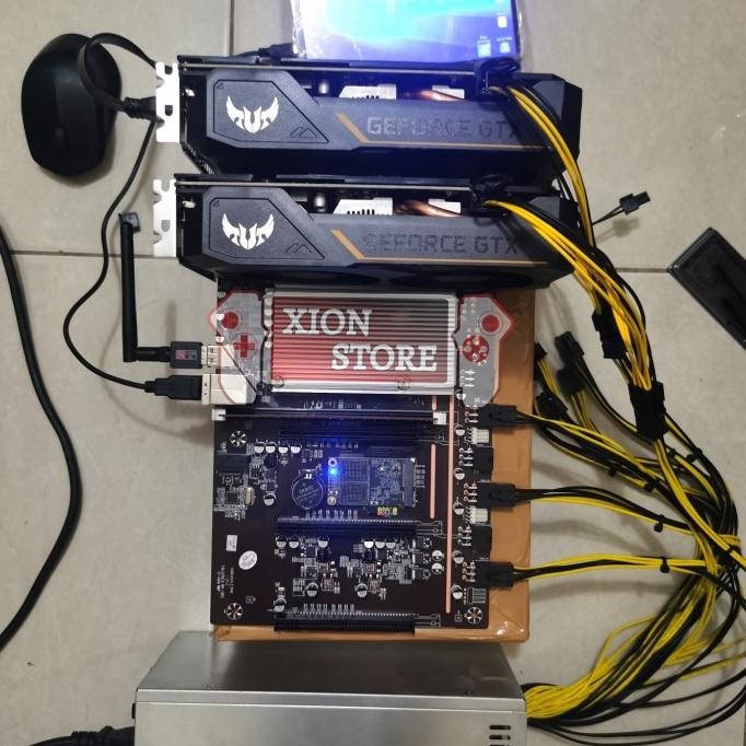 Ready Paket Mining Rig ETH RVN ETC ERGO BTC