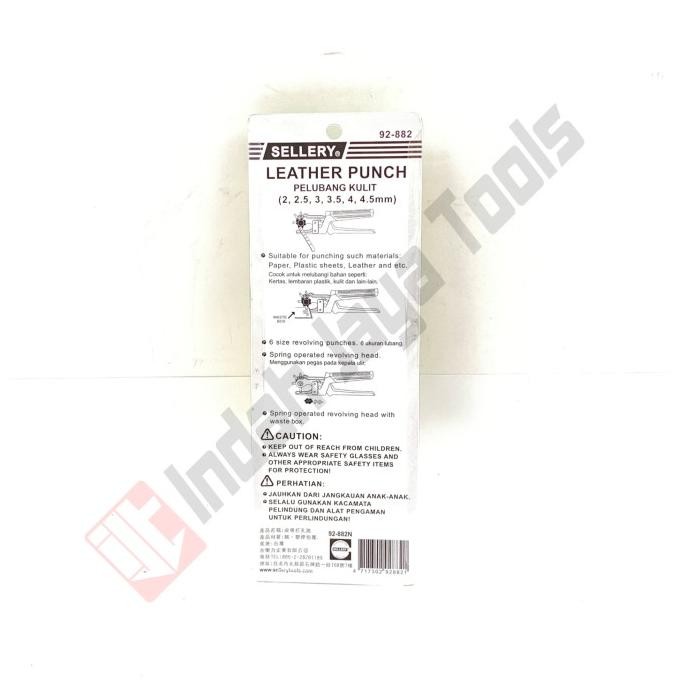 

Sellery 92-882 Leather Punch Tang Plong Pembolong Sabuk Gesper Kulit
