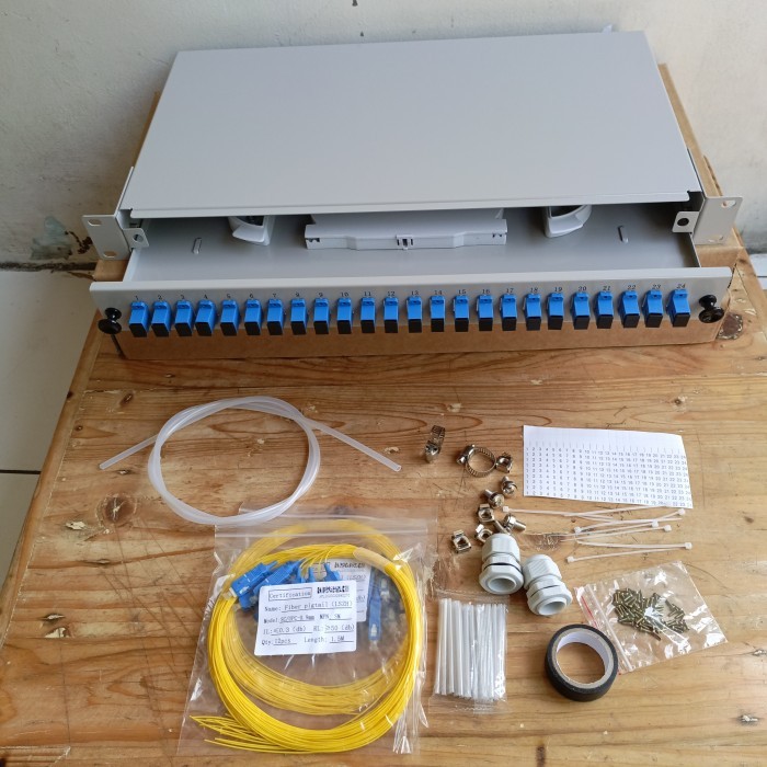 otb 24 core lengkap pigtail/otb 24core/Otb 24c