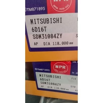 Ring Piston Mitsubishi 6D16T Npr