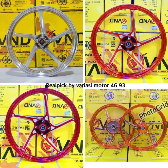 Velg VND kharisma / supra 125 AK55 AK 55 140/160-17 palang 5 supra 125