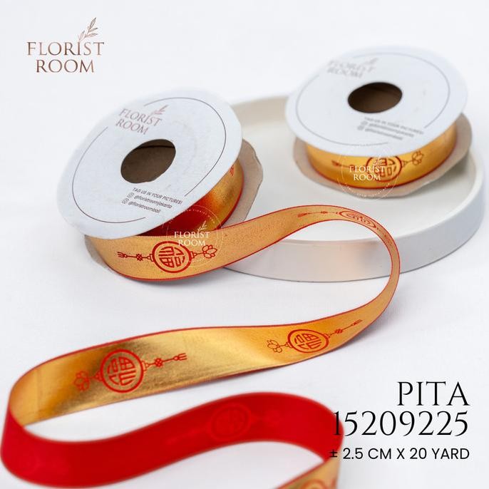 

''Terlaris" Pita 120922 2.Cm X 10Yard - Pita Imlek Murah