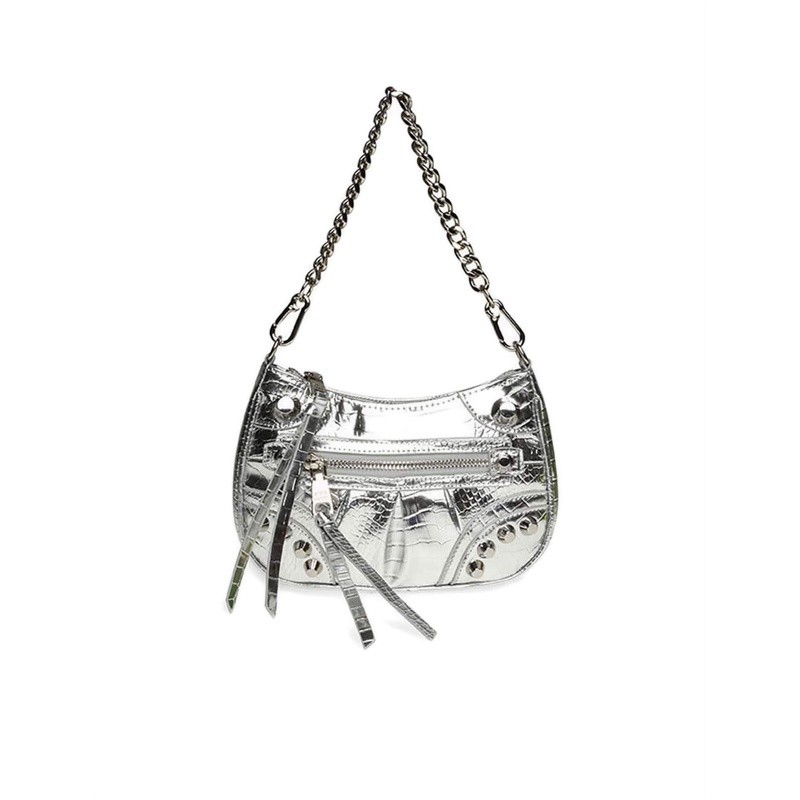 Steve Madden BVILMA Women's Shoulder Bags- Silver