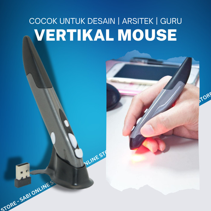 UNIK Mouse Pulpen Pen Mouse Wireless 500-1000 DPI Unik Lucu 4632C