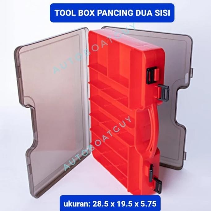 Tool Box Kotak Umpan Pancing Dua Sisi ( Double Side Lure Box )