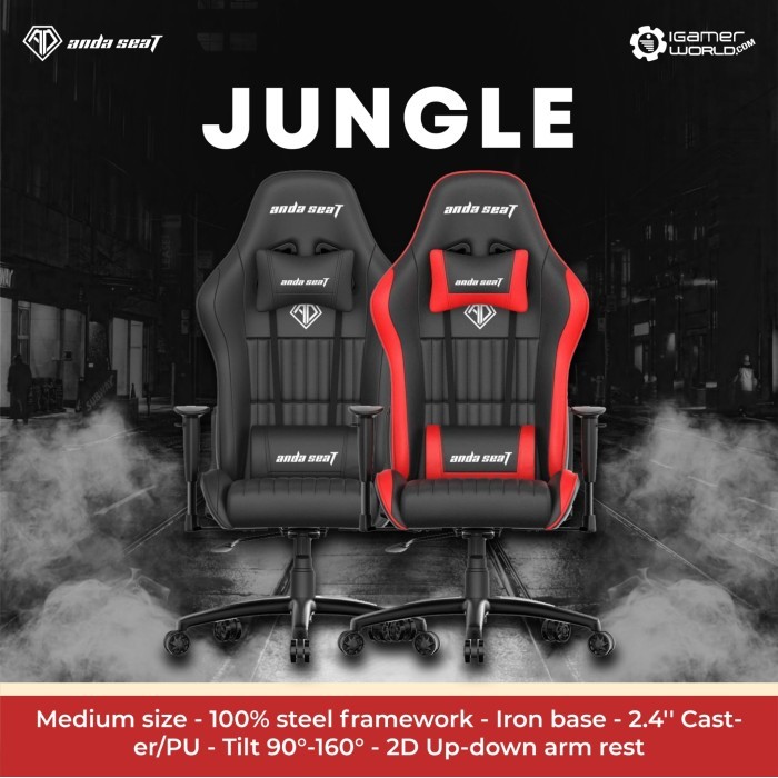 AndaSeat Jungle Series Premium Gaming Chair - Kursi Gaming