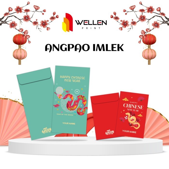 

Sale Angpao Imlek Custom Print Design Nama / Cetak Amplop Chinese New Year