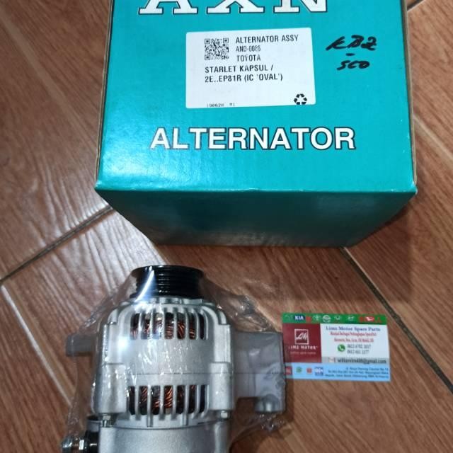 Alternator Assy-Dinamo Ampere Toyota Starlet Kapsul Ep 81 Ic Oval