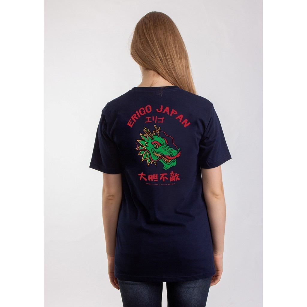 Erigo T-Shirt King Dragon Navy Unisex