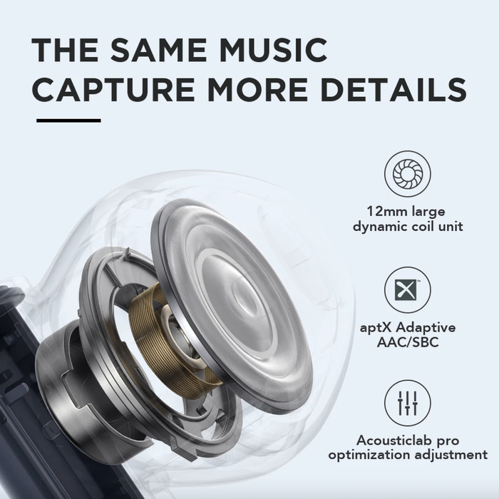 Haylou T33 Moripods Tws Wireless Earphone Headset Earbuds Alt Gt5 Gt3