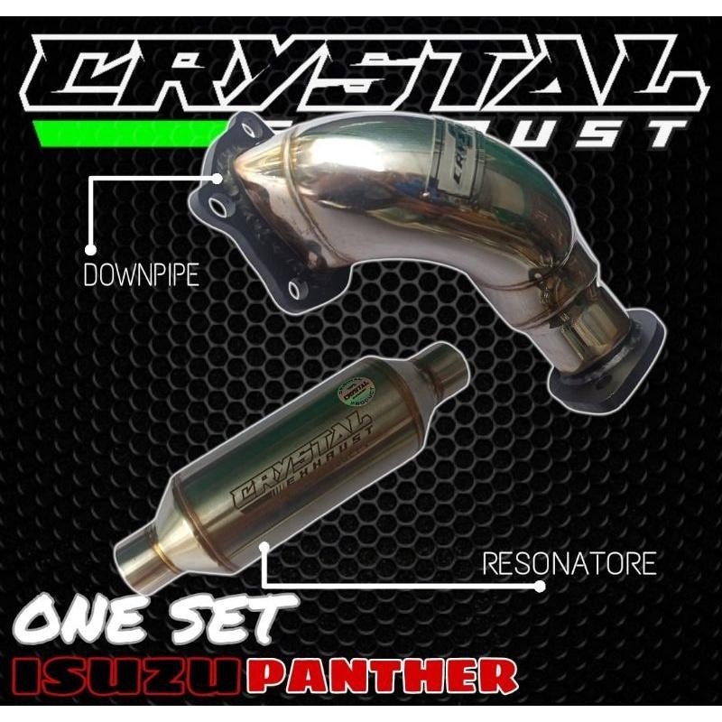 Knalpot Mobil Panther Turbo Dan Non Turbo/ Downpipe Resonator Panther Turbo/ Panther Non Turbo/ Pant