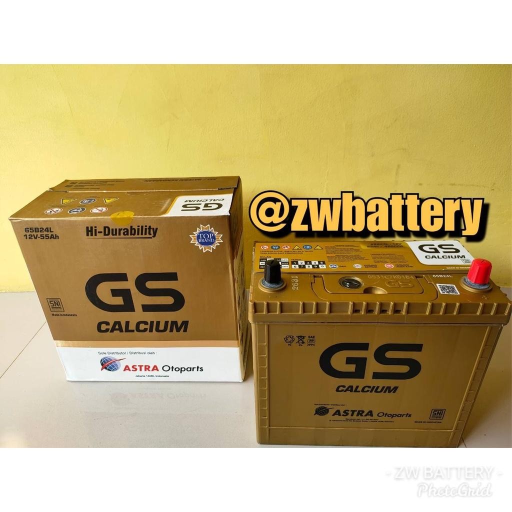 Aki Mobil Suzuki Ertiga, Baleno Ns60L Gs Astra Calcium 55Ah