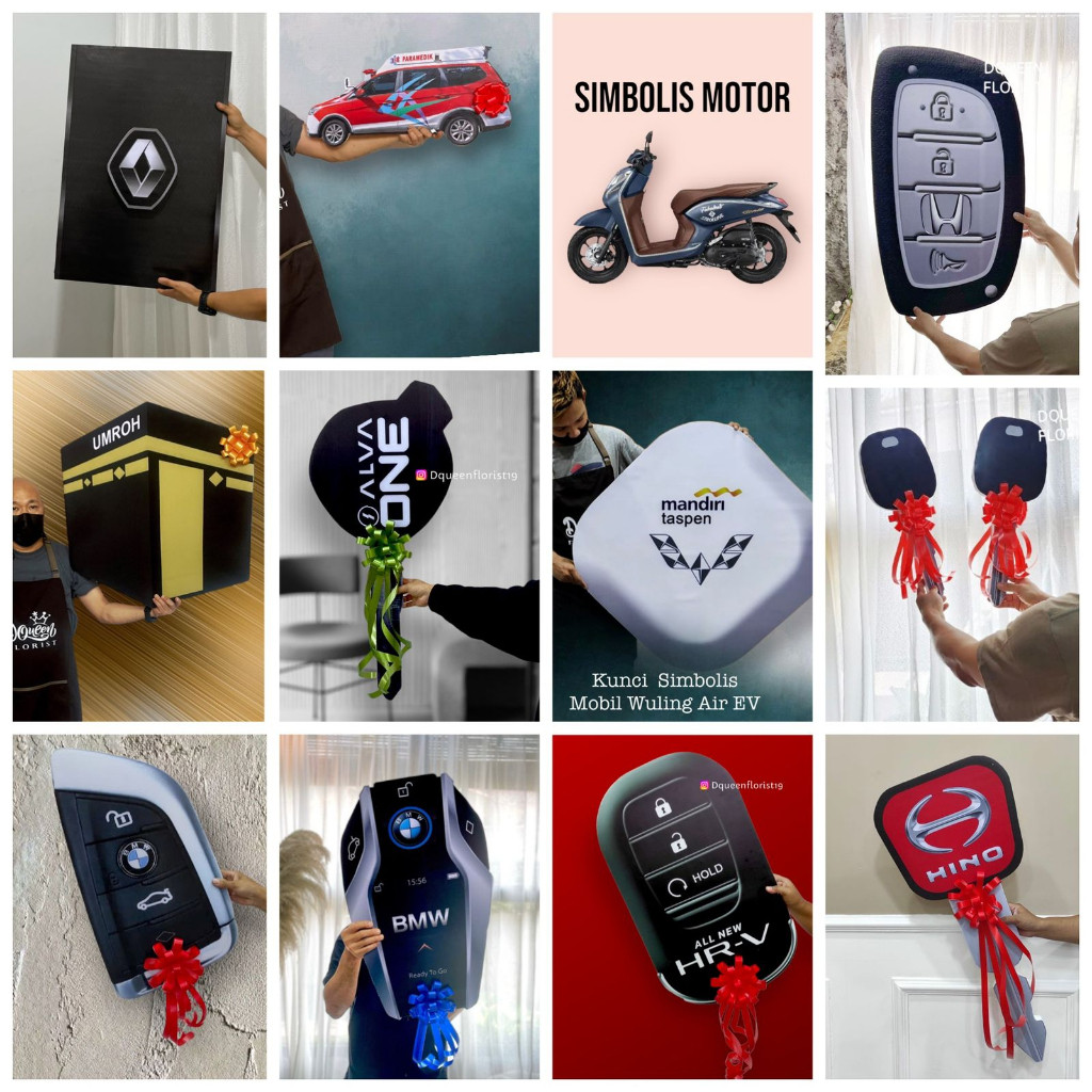 Kunci Simbolis Kunci simbolis dummy motor honda toyota wuling suzuki mitsubishi custom semua tipe