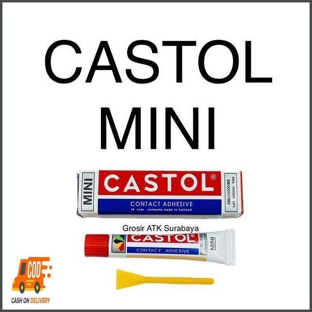 

Flash Sale Trend ( Staworld / Dapat 1 Lem ) Lem Glue Cair Castol Mini 14Cc / 14Ccm Asli Grosir