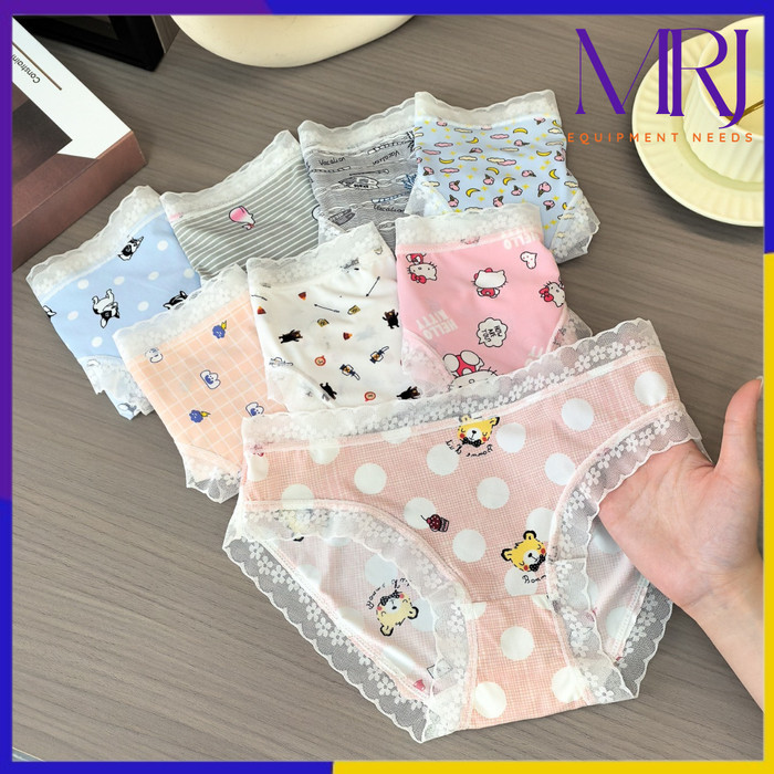 Mrj Celana Dalam Wanita 7038 Sempak Anak Perempuan Karakter Kartun Lucu