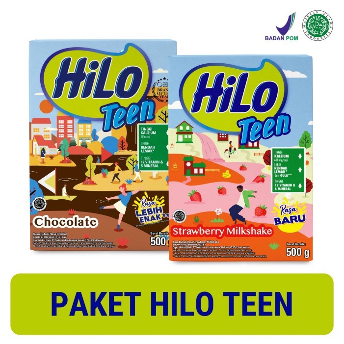 

HiLo Teen Chocolate 500gr & HiLo Teen Strawberry Milkshake 500gr BIG SALE