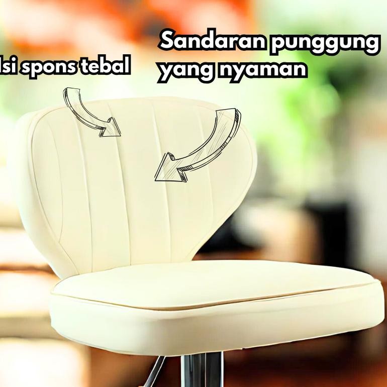 Kursi Bar Minimalis Kursi Mini Bar Kursi Bar Dapur Kursi Bar Putar Kursi Bar Cafe Aesthetic GD1A1