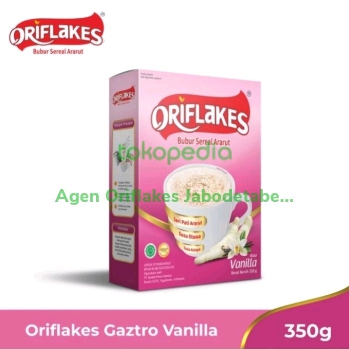 

ORIFLAKES GASTRO VANILA PLUS SUSU ETTAWA 350 GRAM GROSIR