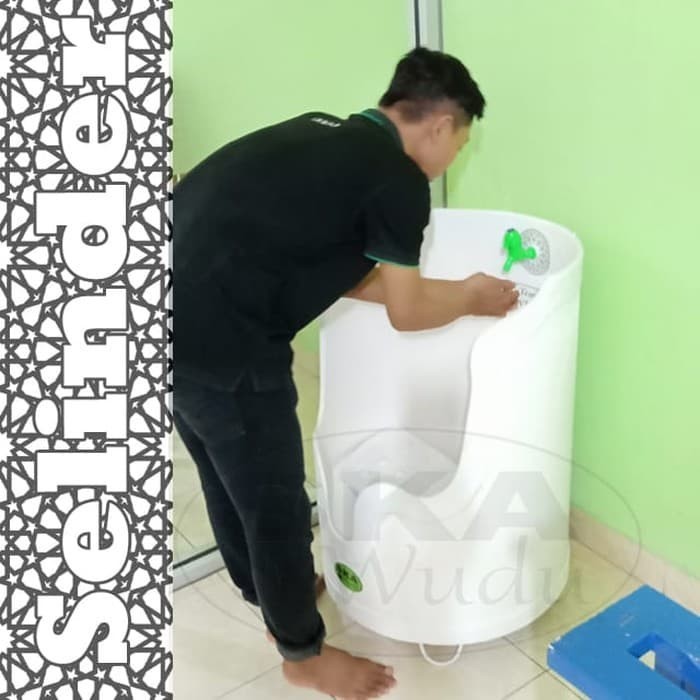 Tempat Wudhu Portable Fiber  Simple Dan Praktis Gratis Ongkir