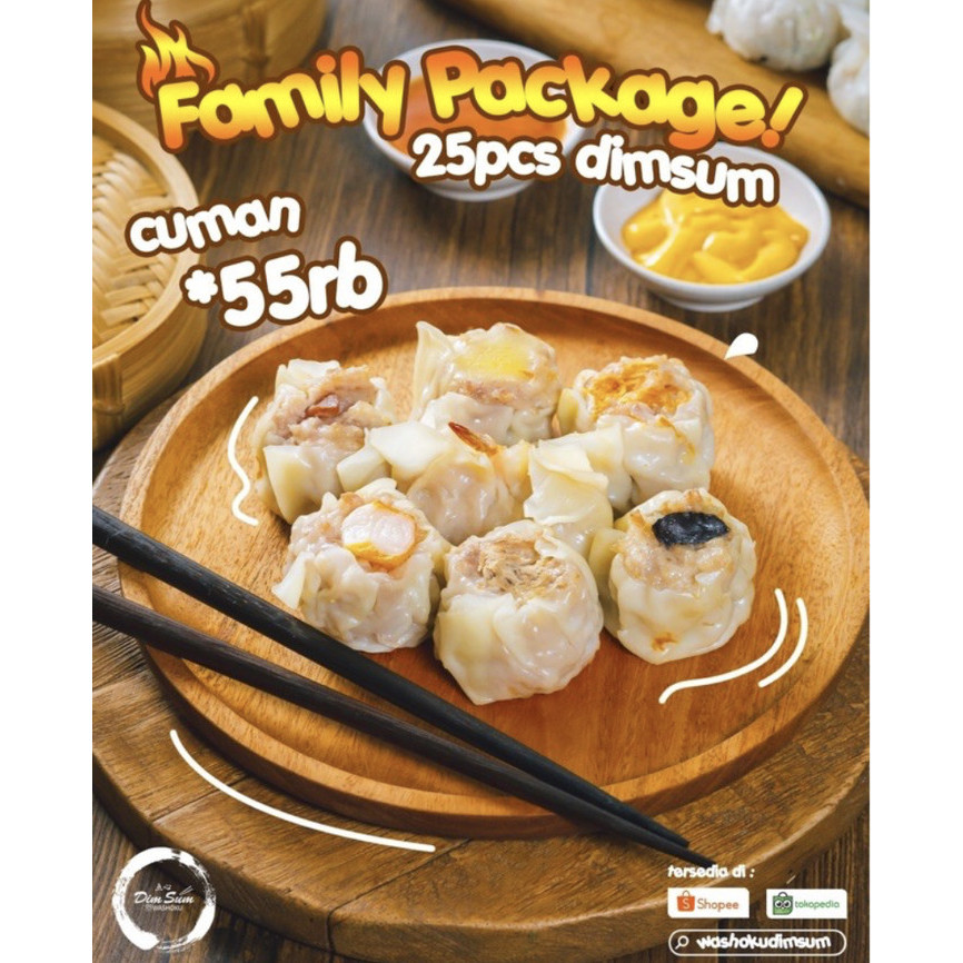 

MIX DIMSUM HEMAT (25 pcs) - Washoku Dimsum ORI