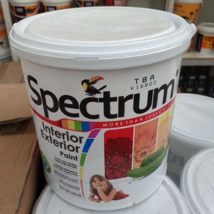 :>:>:>:>] cat tembok interior exterior 5kg spectrum muda
