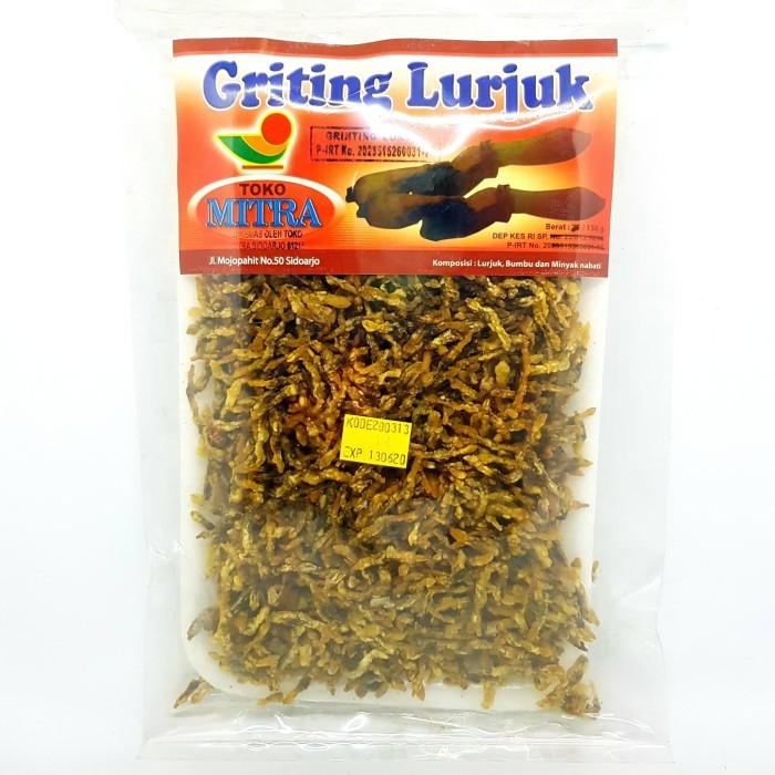 

MITRA GRINTING LORJUK 150gr LURJUK LORJU LURJU HASIL LAUT KHAS