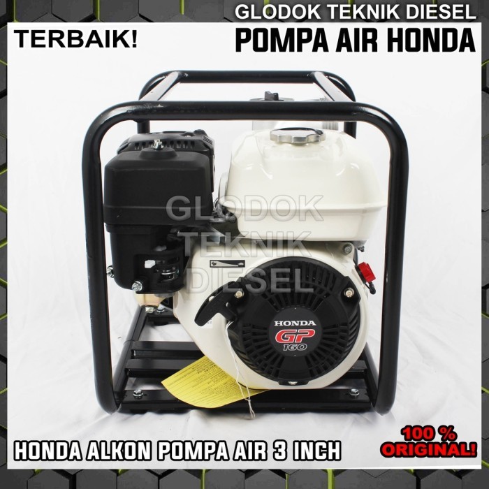 PROMO Mesin Diesel Disel Honda GP 160 3 INCH Pompa Air Sawah Irigasi Alkon Water Original