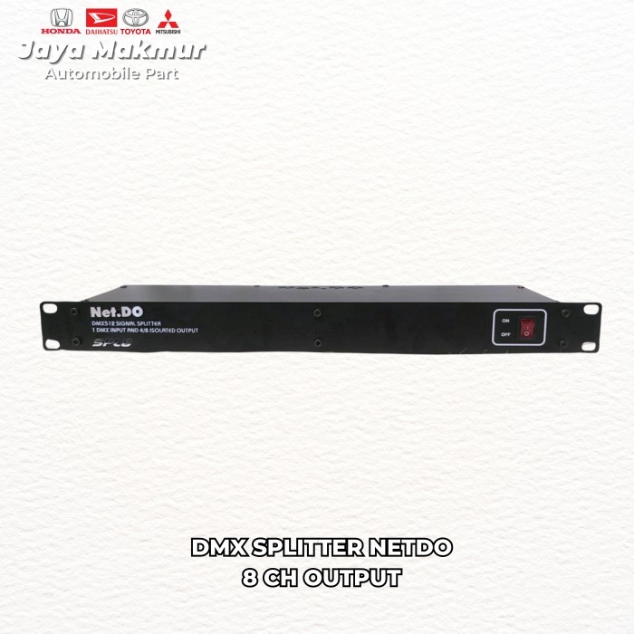 PROMO DMX Splitter NETDO 8 Channel Output With Emboss
