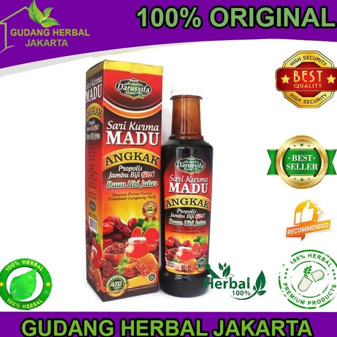 

Baru Demam Berdarah - Sari Kurma Madu Angkak Plus Propolis Darusyifa