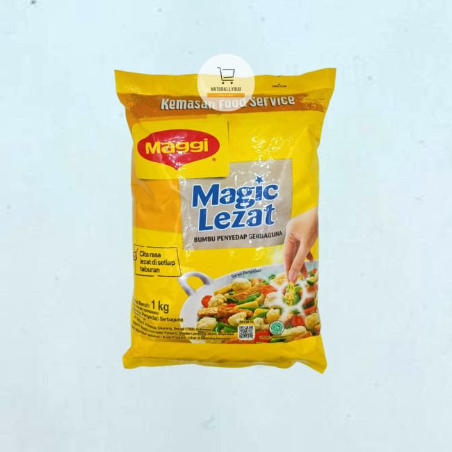 

Maggi Magic Lezat 1Kg Bumbu Penyedap Serbaguna Maggie Lezat