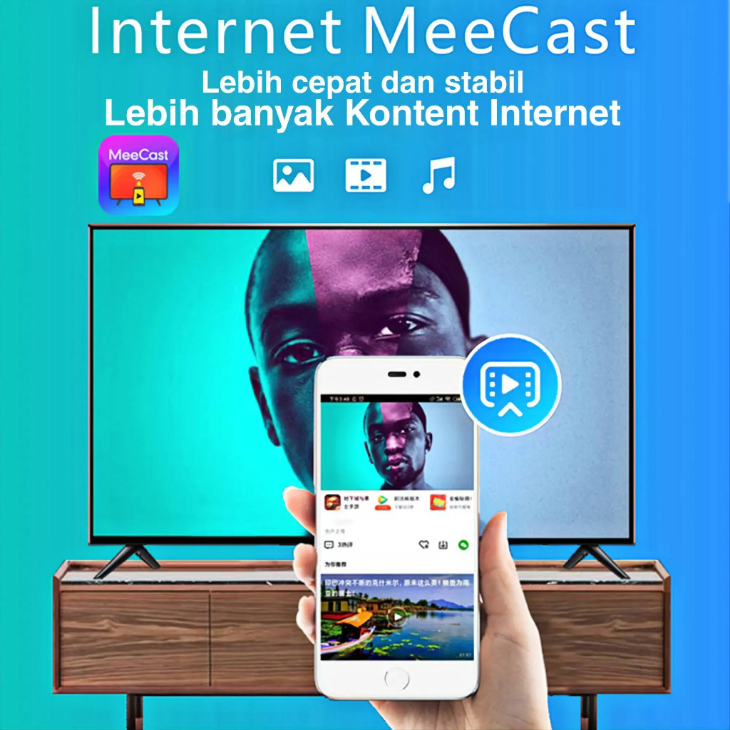 Receiver Nex Parabola BIRU Bisa Parabola KU Band dan Bisa Parabola C Band