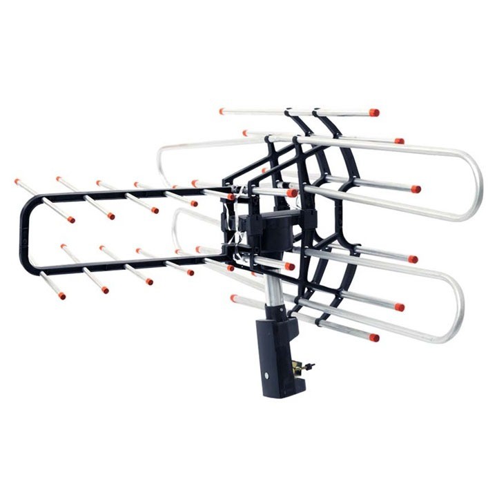 Boster Antena TV Remot Sanex indor outdor digital LED booster tv tabung free kabel + boster remot 1