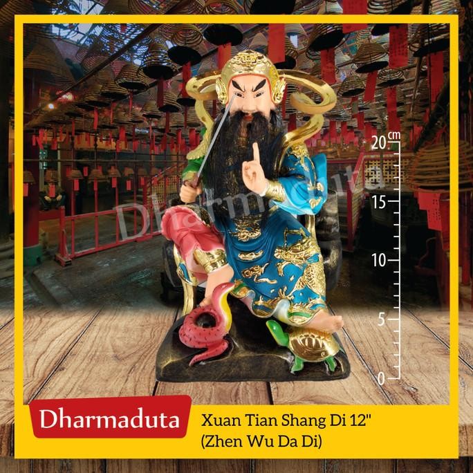 =====] Xuan Tian Shang Di 12in - Patung Rupang Arca Tao