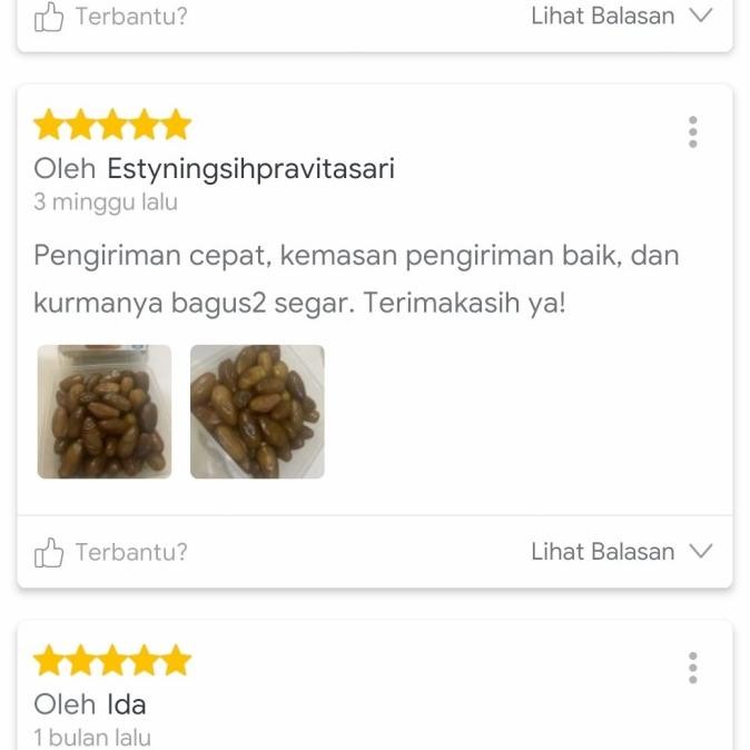 

Baru Kurma Ruthob 1Kg | Korma Ruthob 1 Kg | Kurma Ruthab 1Kg