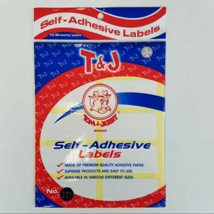 

Label Tom & Jerry No. 127 (35X70Mm) Per Pack