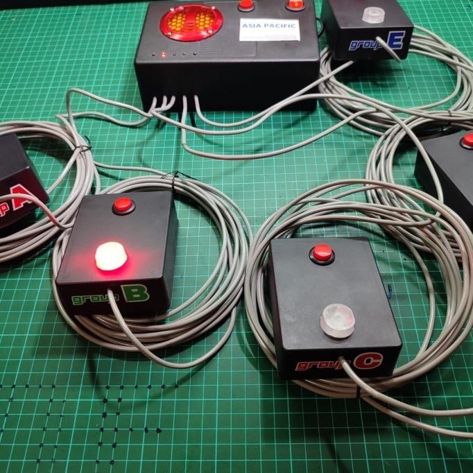 Bel Cerdas Cermat 5 Group Autolock Otomatis (Bisa Dipakai Buat 4 Atau 3 Groups) Simple Minimalis , M