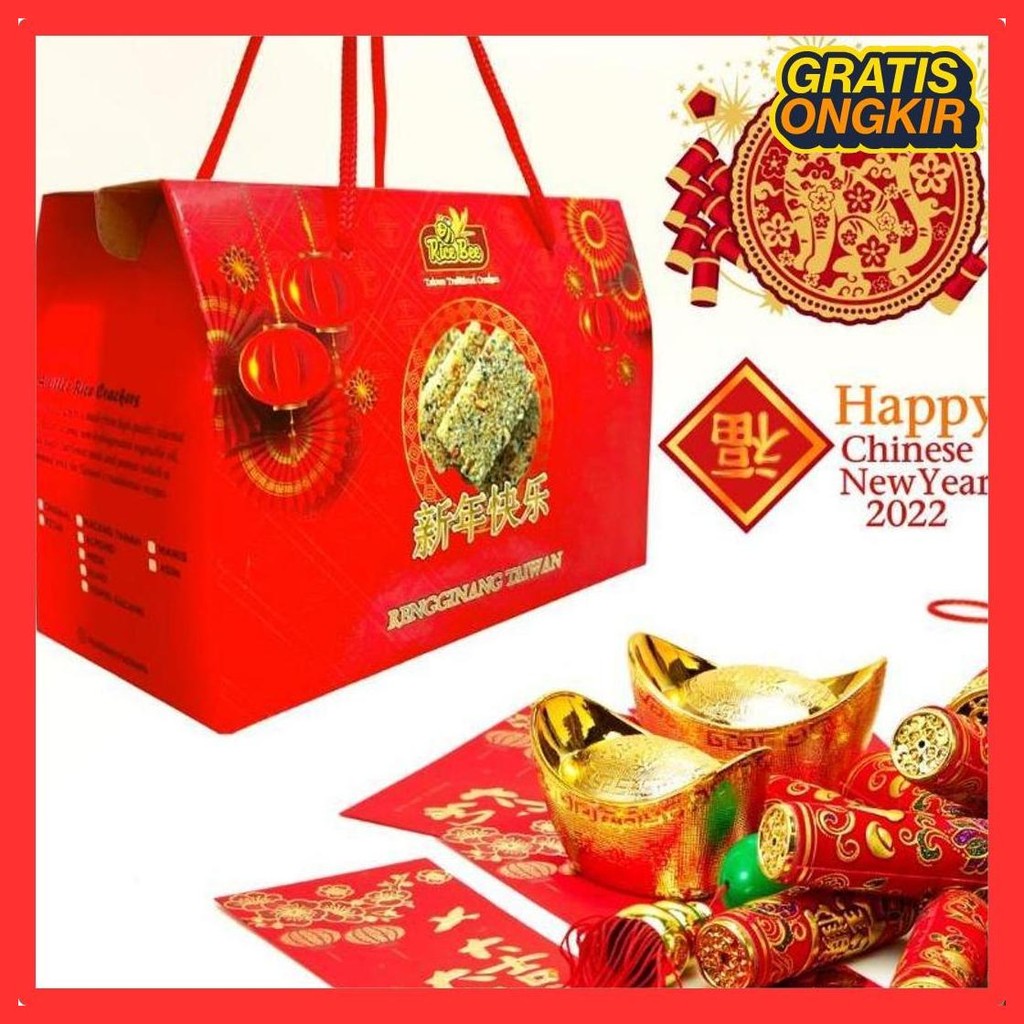 

Ricebee Original Box - Hampers Imlek / Rengginang Taiwan Limited
